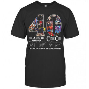Culture Club 40 Years Of 1980 2020 Signature Thank You For The Memories T-Shirt